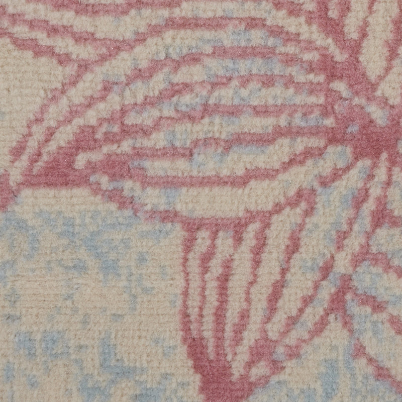 Winston Porter Kardinya Performance Ivory/Pink/Blue Rug & Reviews Wayfair